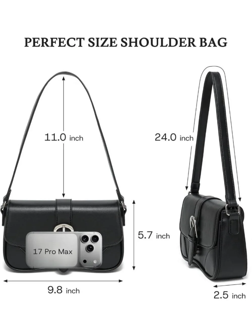 Chic Retro Small Shoulder Bag for Women | Stylish Underarm Handbag